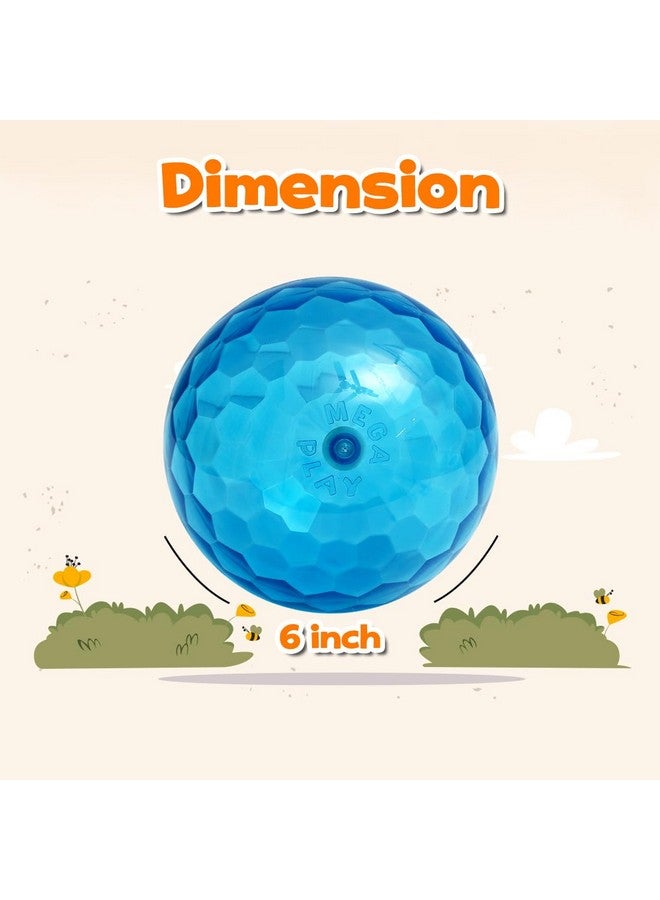 Wembley Plastic Light Ball For Kids Play Led Soft Bouncing Flashing Lightning Baby Ball Glow In The Dark Toys For Kids - 6" Inch Pk Of 1, Handball - Image 3