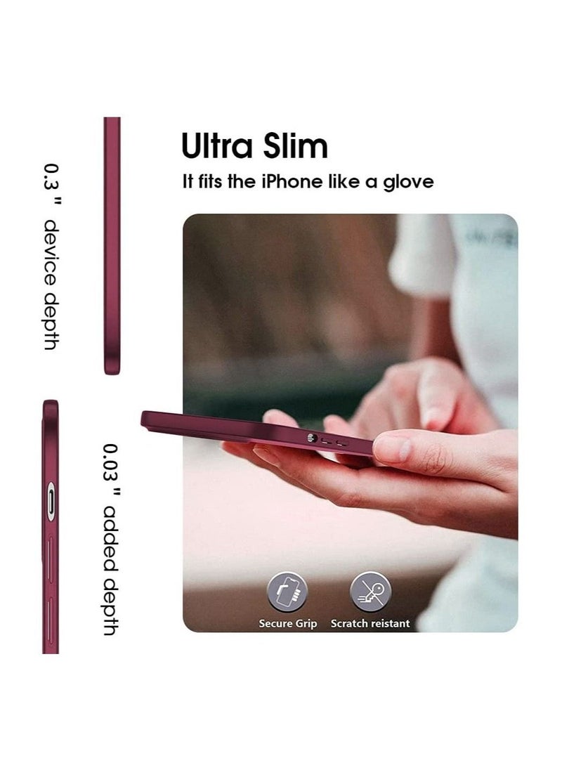 Raxoom Compatible iPhone 13 Pro Max Case Slim Fit Ultra-Thin [Guardian Series] Soft TPU Matte Finish Coating Phone Cases Lightweight Back Cover Grip for iPhone 13 Pro Max 6.7"(2021 - Image 3