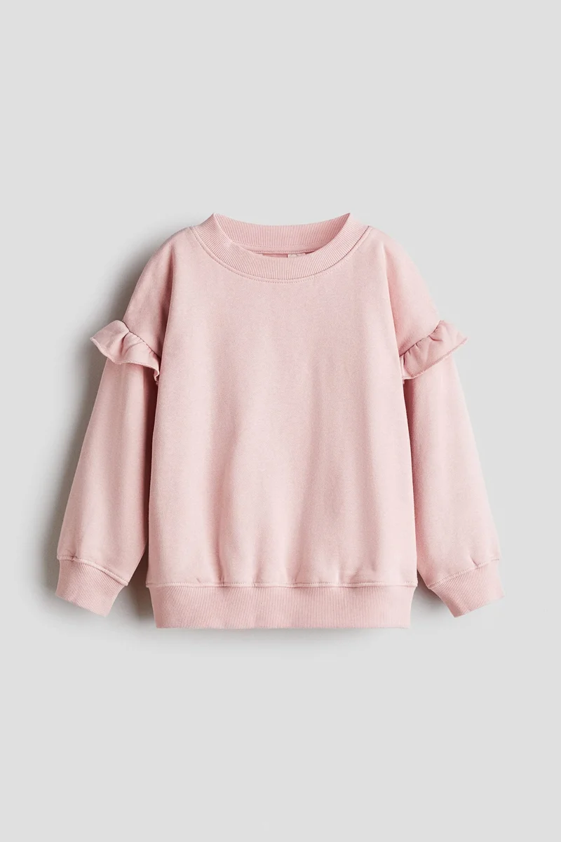 H&M Frilled sweatshirt