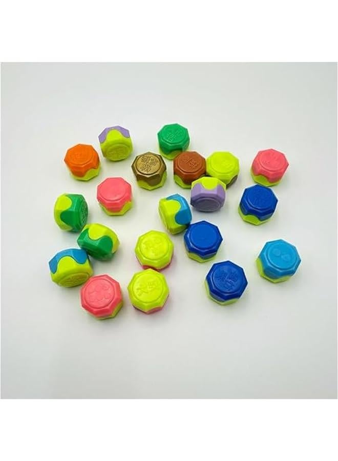 Upgrade 20 Pieces Real Weighted Gonggi Korean Game Random, Gong Gi Jack Stone, Gong-Gi Jackstones Set, Gongi Dice, Gonngi Korean Traditional Folk Play, Gongji Ggongi Goongi Gonghi Kongi Gonji Pack  - Image 1