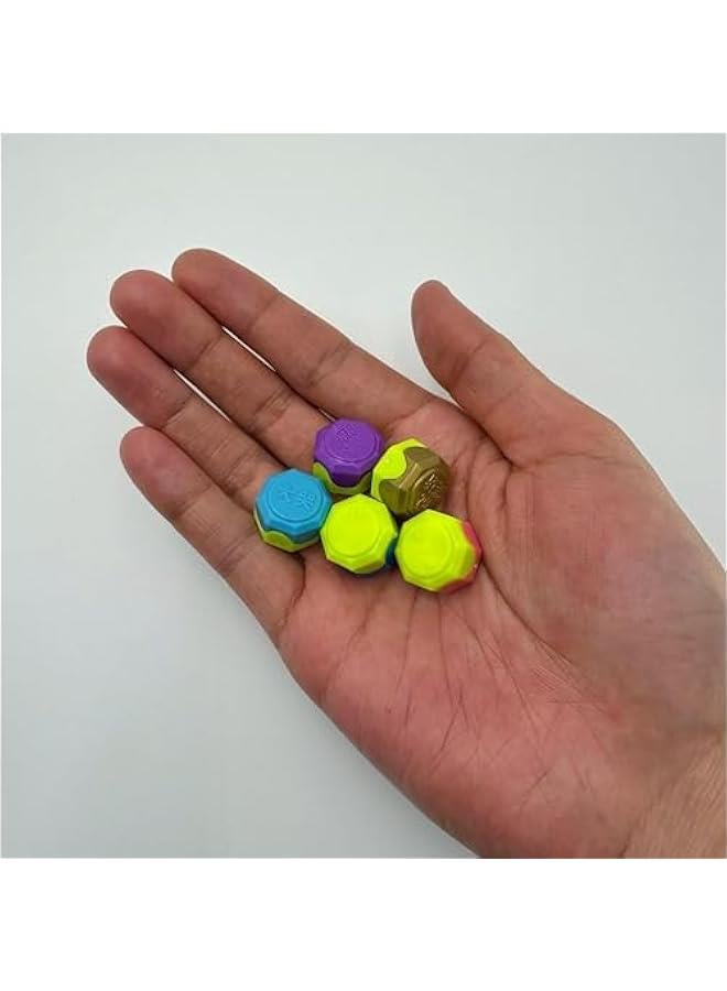 Upgrade 20 Pieces Real Weighted Gonggi Korean Game Random, Gong Gi Jack Stone, Gong-Gi Jackstones Set, Gongi Dice, Gonngi Korean Traditional Folk Play, Gongji Ggongi Goongi Gonghi Kongi Gonji Pack  - Image 5