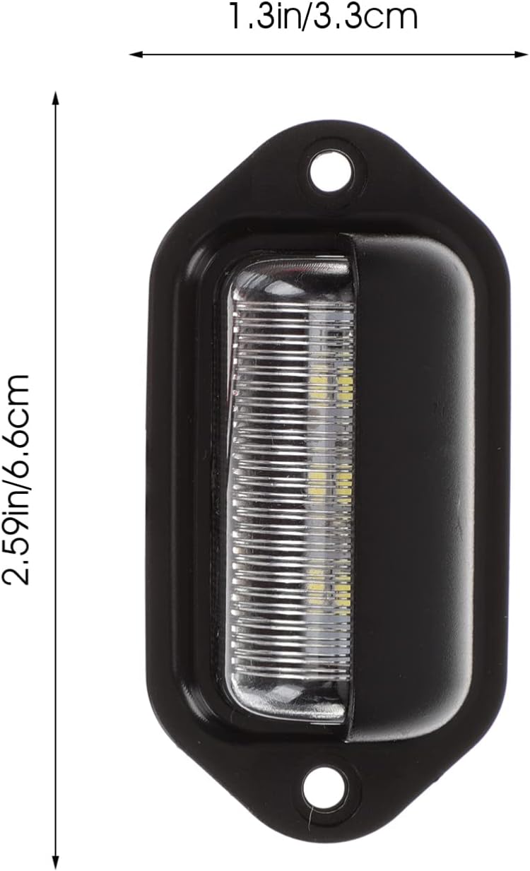 Ciieeo LED License Plate Light Assembly for Trucks Trailers and RVs 12-24V Waterproof Tag Lamp Easy Installation for Enhanced Visibility - Image 2