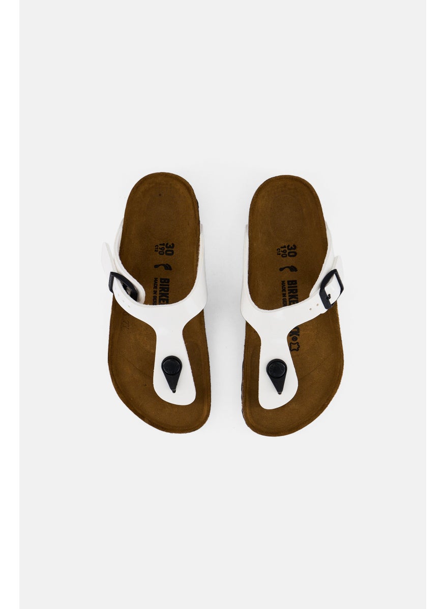 BIRKENSTOCK Kids Girl Slip On Cork Sandals, Multicolor  - Image 3