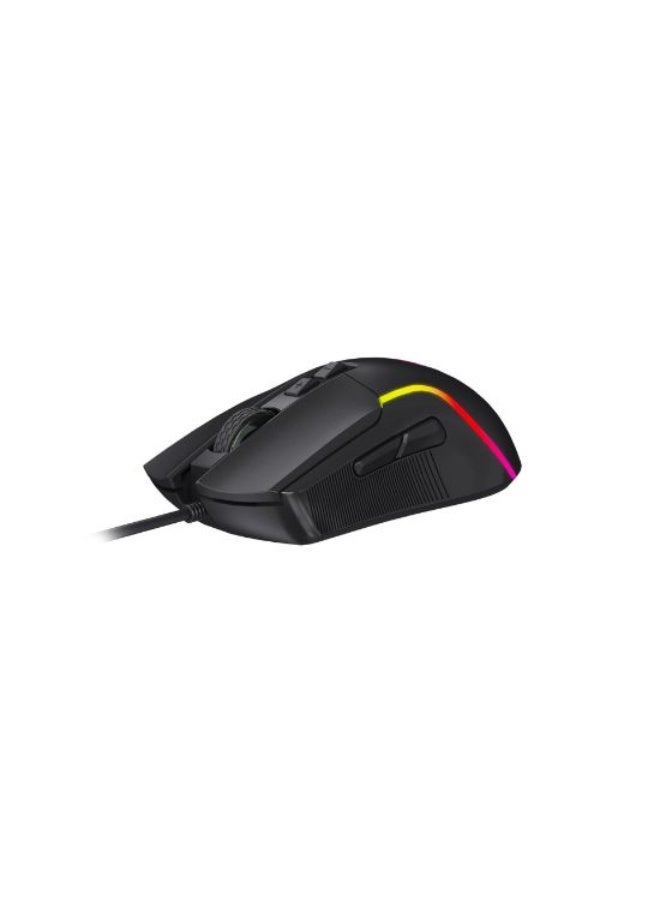 مارفو مجموعة الألعاب MARVO Loot 40 CM416 EN 4 في 1 – لوحة مفاتيح ميكانيكية بإضاءة RGB، ماوس عالي الدقة، سماعة مريحة مع ميكروفون وسطح ماوس ناعم – مجموعة بداية كاملة للاعبين لأجهزة الكمبيوتر المحمولة والمكتبية – مجموعة USB للتوصيل والتشغيل لتجربة ألعاب RGB النهائية - Image 2