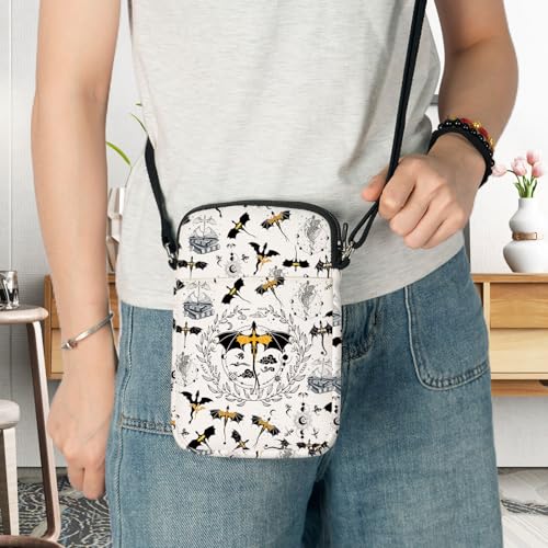 G2TUP 4th Wing Crossbody Bag Dragon Rider Fans Gift 4th Wing Book Lover Travel Shoulder Bag Bookish Merchandise (Fourth Wing Cb) - Image 5