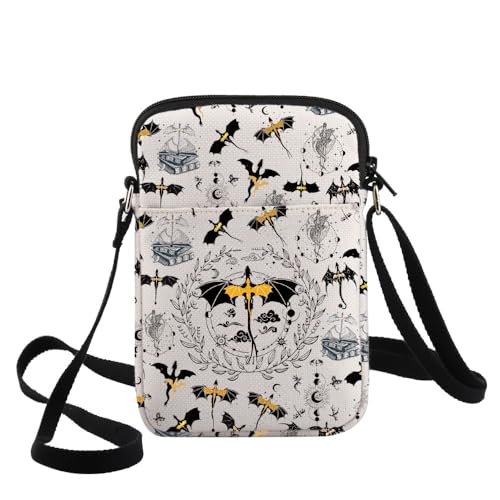 G2TUP 4th Wing Crossbody Bag Dragon Rider Fans Gift 4th Wing Book Lover Travel Shoulder Bag Bookish Merchandise (Fourth Wing Cb) - Image 1