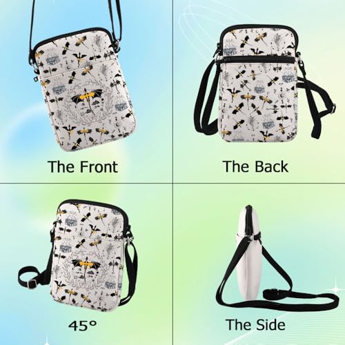 G2TUP 4th Wing Crossbody Bag Dragon Rider Fans Gift 4th Wing Book Lover Travel Shoulder Bag Bookish Merchandise (Fourth Wing Cb) - Image 3