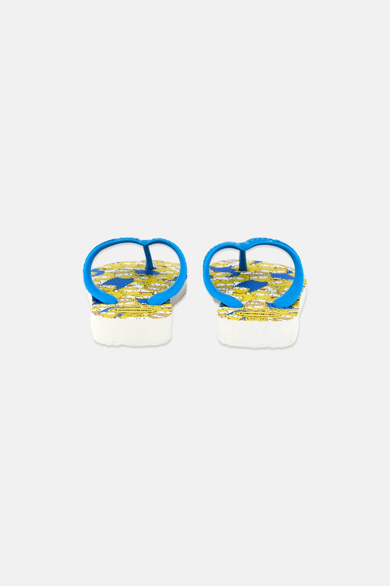 havaianas Toddlers Boy Simpsons Slip On Flip Flops, Multicolor  - Image 4
