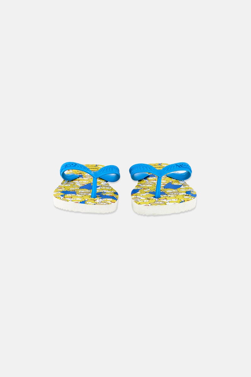 havaianas Toddlers Boy Simpsons Slip On Flip Flops, Multicolor  - Image 2