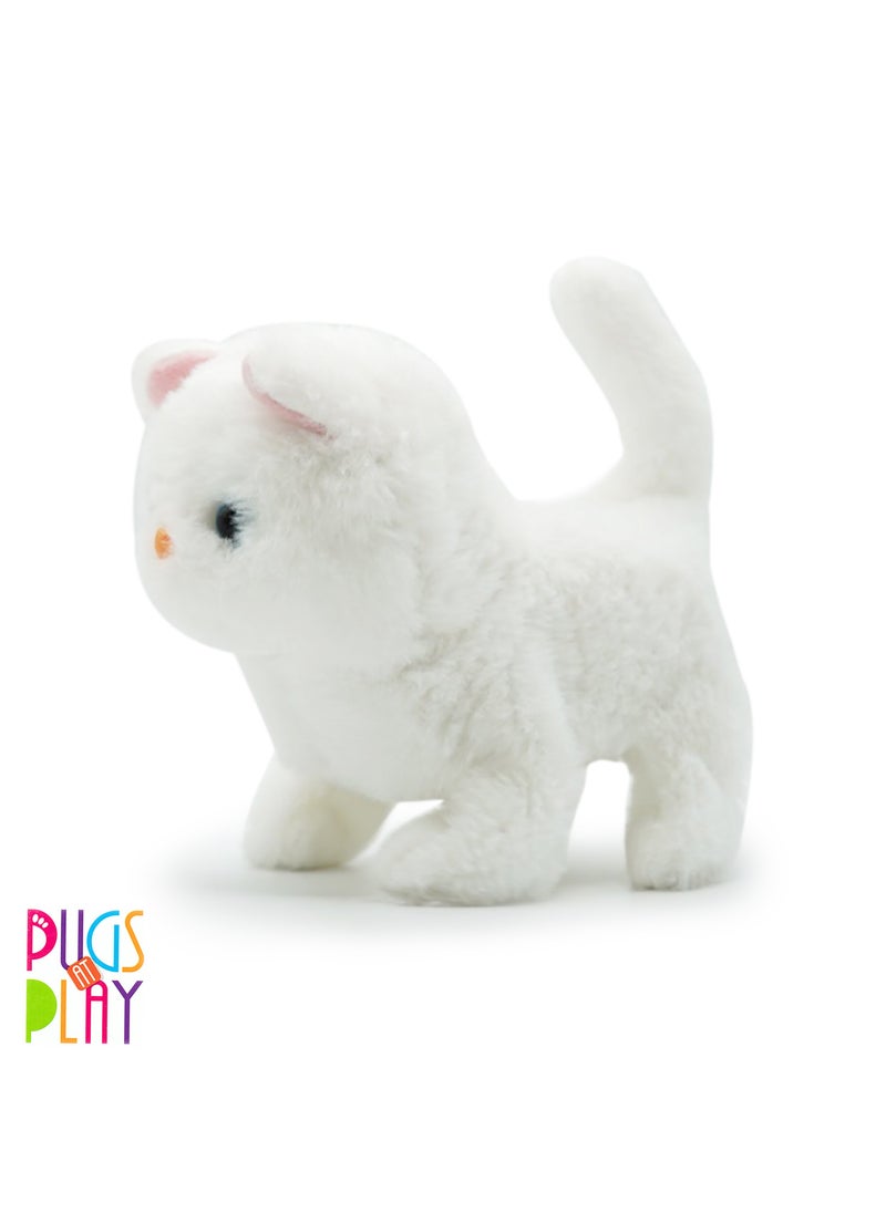 PUGS AT PLAY Pugs At Play Walking Casper 6.5-Inches, Battery Operated | Interactive Plush Toy  - Image 1