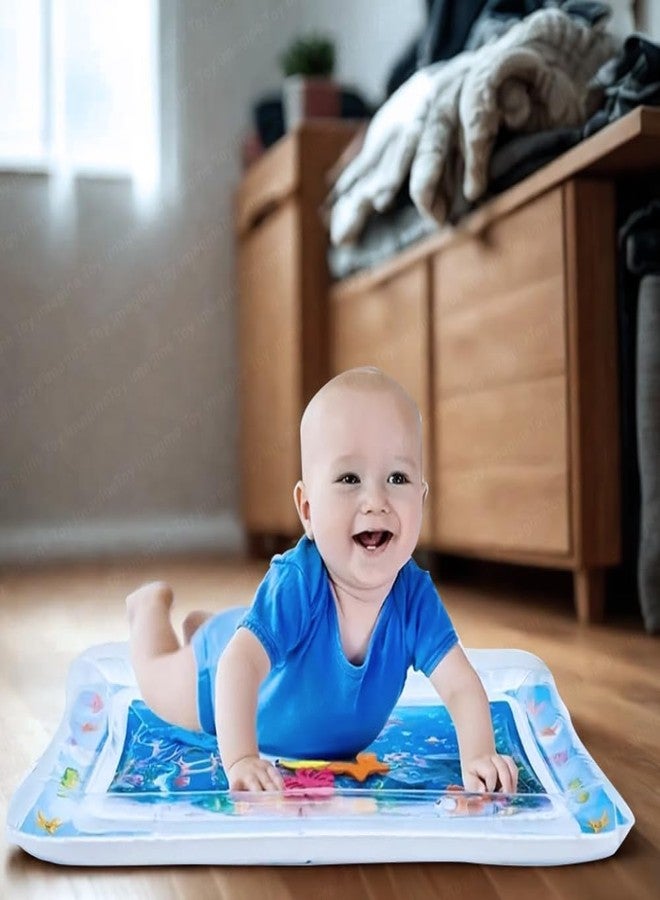 Dhimahi Inflatable Water Play Mat, Baby Tummy Time Mat - Image 2