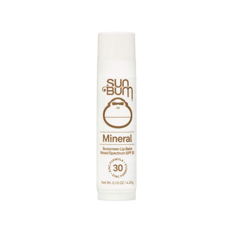 Sun Bum SPF 30 Mineral Sunscreen Lip Balm  Hawaii 104 Act Compliant Octinoxate  Oxybenzone Free Broad Spectrum Natural Lip Care with UVAUVB Protection  15 oz