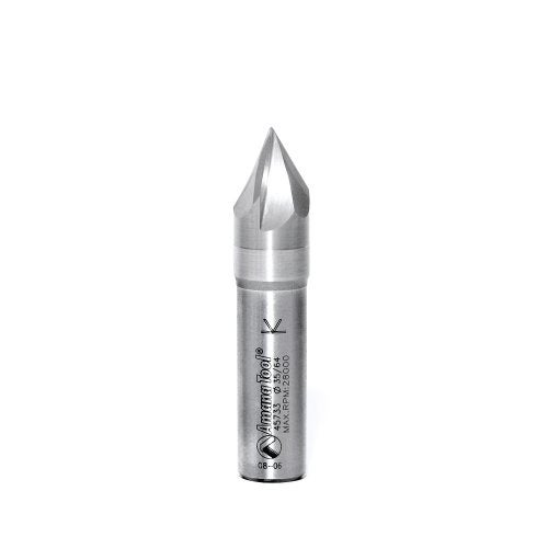 Amana Tool - 45733 Solid Carbide V-Groove Signmaking & Lettering 60 Deg x 9/16 Dia x 7/16 - Image 1