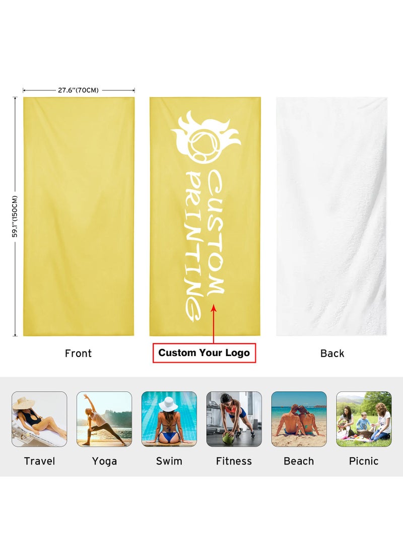 general Microfiber Quick-drying Single-sided Printed Beach Swimming Holiday Beach Towel - Image 1