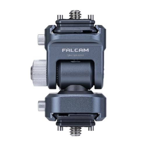 FALCAM Field Monitor Mount Holder Kit Monitor Holder with 2Pieces F22 Quick Release Plate 360Degree Swivel and 180Degree Tilt Adjustable for 5 and 7 Monitor2543 - Image 1