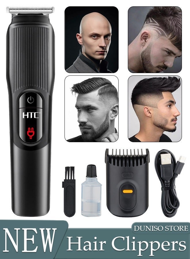DUNISO Smart Hair Clippers Electric Turbo Motor Hair Cutting Kit Pro Mens Clippers Cordless Rechargeable Hair Trimmer Set Professional Barbers Grooming Kit - Image 1