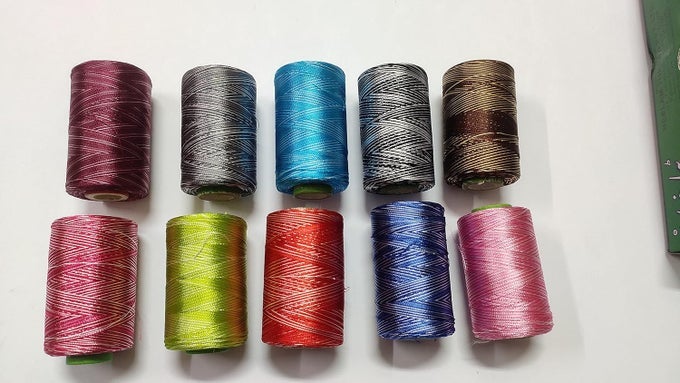 ART SILK THREADS FOR EMBROIDERY JEWELLERY CRAFT MAKING K PACK OF 10 ROLLS