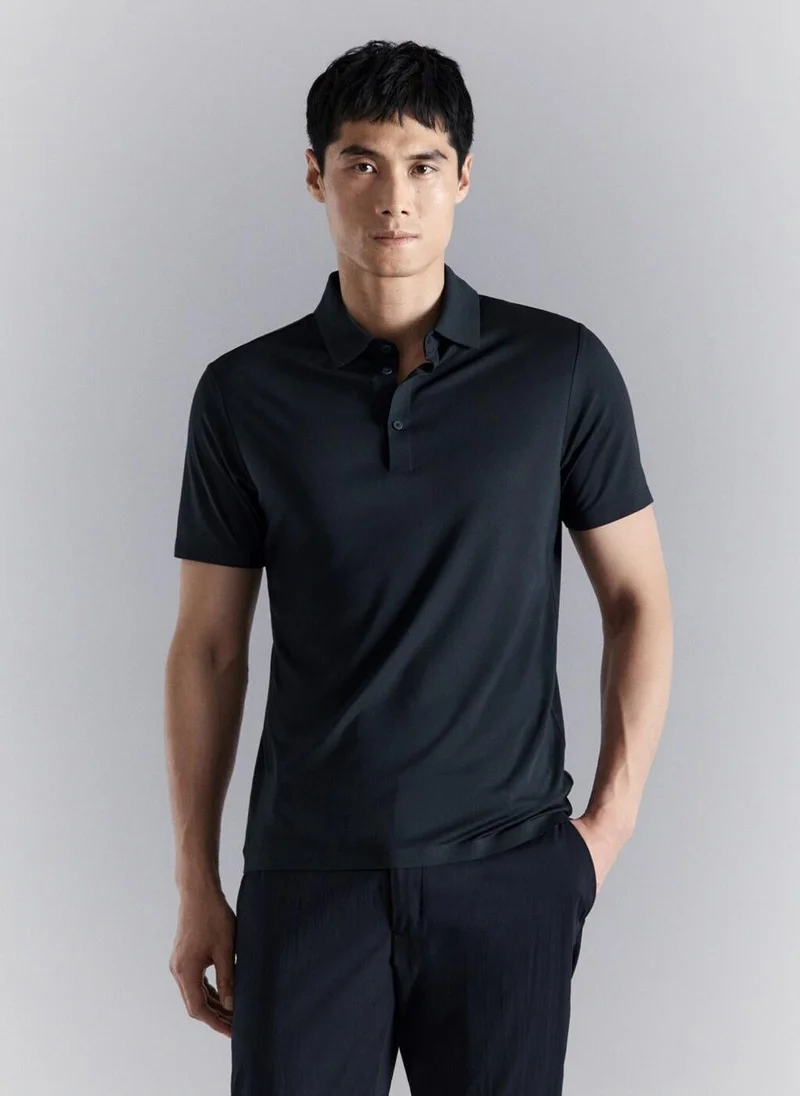 Mango Man  Comfort stretch Coolmax ® polo for Men | Best Price UAE