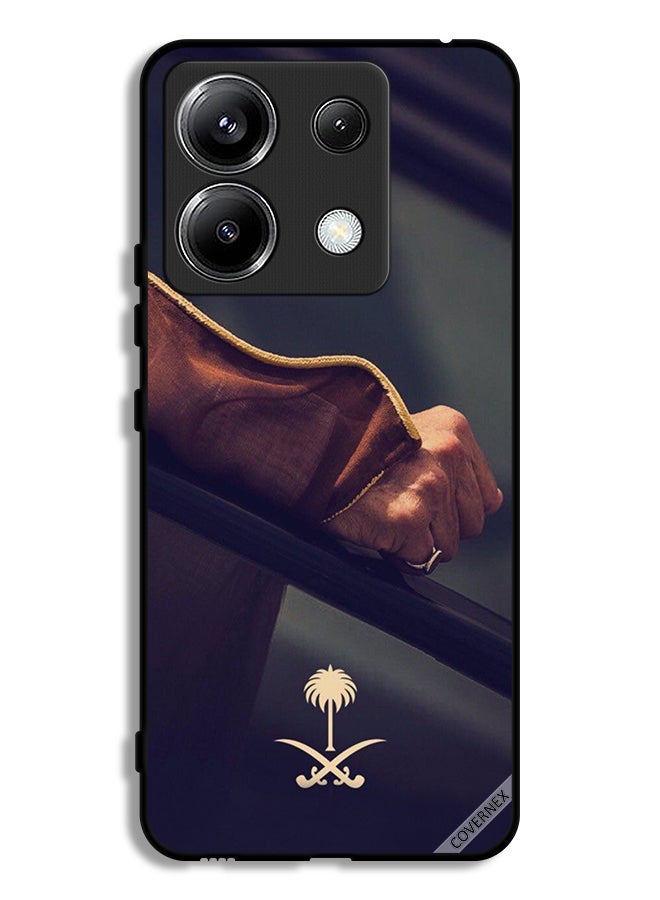 Covernex Xiaomi Redmi Note 13 Pro 5G Protective Case Cover Hand & Saudi Arabia National Sign - Image 1