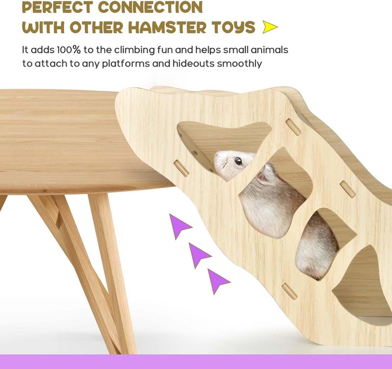 AccEncyc Hamster Hideout Climbing Ladder and Tunnel for Burying in Bedding or Connecting with Accessories - Image 4