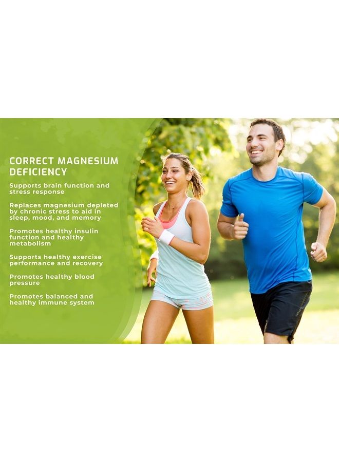 BiOptimizers Magnesium Breakthrough Supplement 4.0 - Has 7 Forms of Magnesium: Glycinate, Malate, Citrate, and More - Natural Sleep and Brain Supplement - 30 Capsules - Image 3