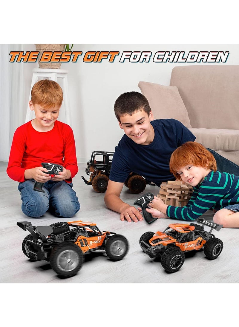 Sulong Toys Remote Controlled Car 1:16 RC Car for Children - 2.4 GHz Offroad Monster Truck 20 km/h Off-Road Vehicle 2WD Buggy Electric Toy Car RC Vehicle Truck with Two Batteries  for Boys and Girls, White  - Image 5