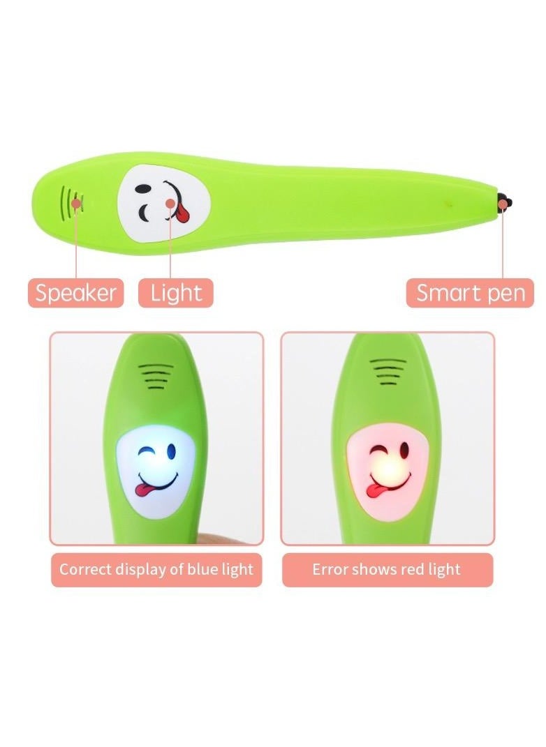 UKR UKR 12 Flash Cards with talking pen English Learning Educational Toy for Toddlers  - Image 2