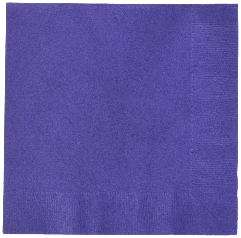 Creative Converting Lunch Napkins  One Size  Purple