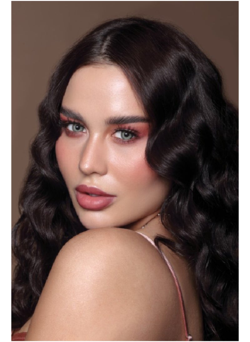 Dahab Sabrin Gray Green 9 Months Disposable Contact Lenses, Colored Contact Lenses, Cosmetic contact lenses, Green Contact Lenses, Pack Of 2  - Image 3
