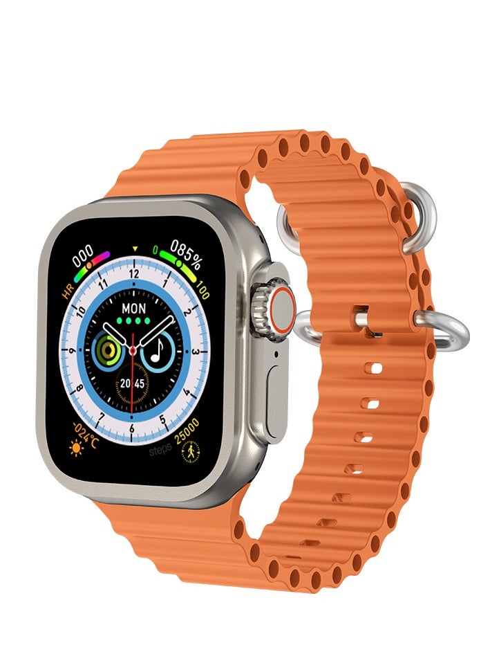 AROAQ - HW68 ULTRA Altitude Barometer Non invasive Blood Sugar Health Sport Smart Watch - Image 1