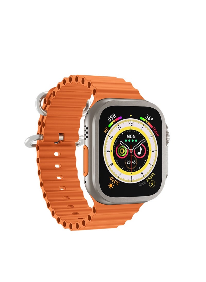 AROAQ - HW68 ULTRA Altitude Barometer Non invasive Blood Sugar Health Sport Smart Watch - Image 1