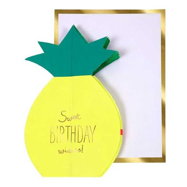 ميري ميري Pineapple Honeycomb Card