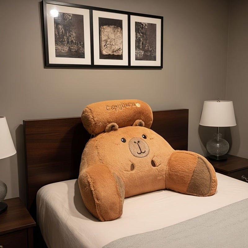 Ergonomic Back Support Cushion Pillow 23.62in Soft Lumbar Bed Rest Office Use - Image 1