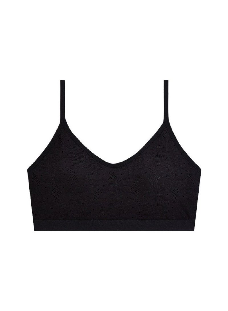 Loquat Women's Lace Gathering Sports Bra 