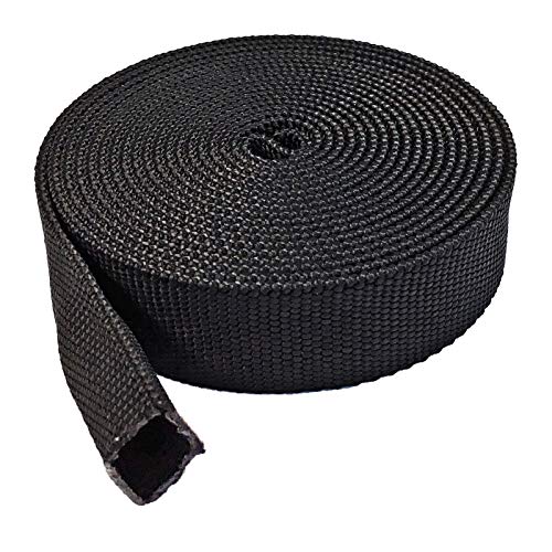 Electriduct 3" Nylon Protective Hose Sleeve - 10 Feet - Black - Image 1