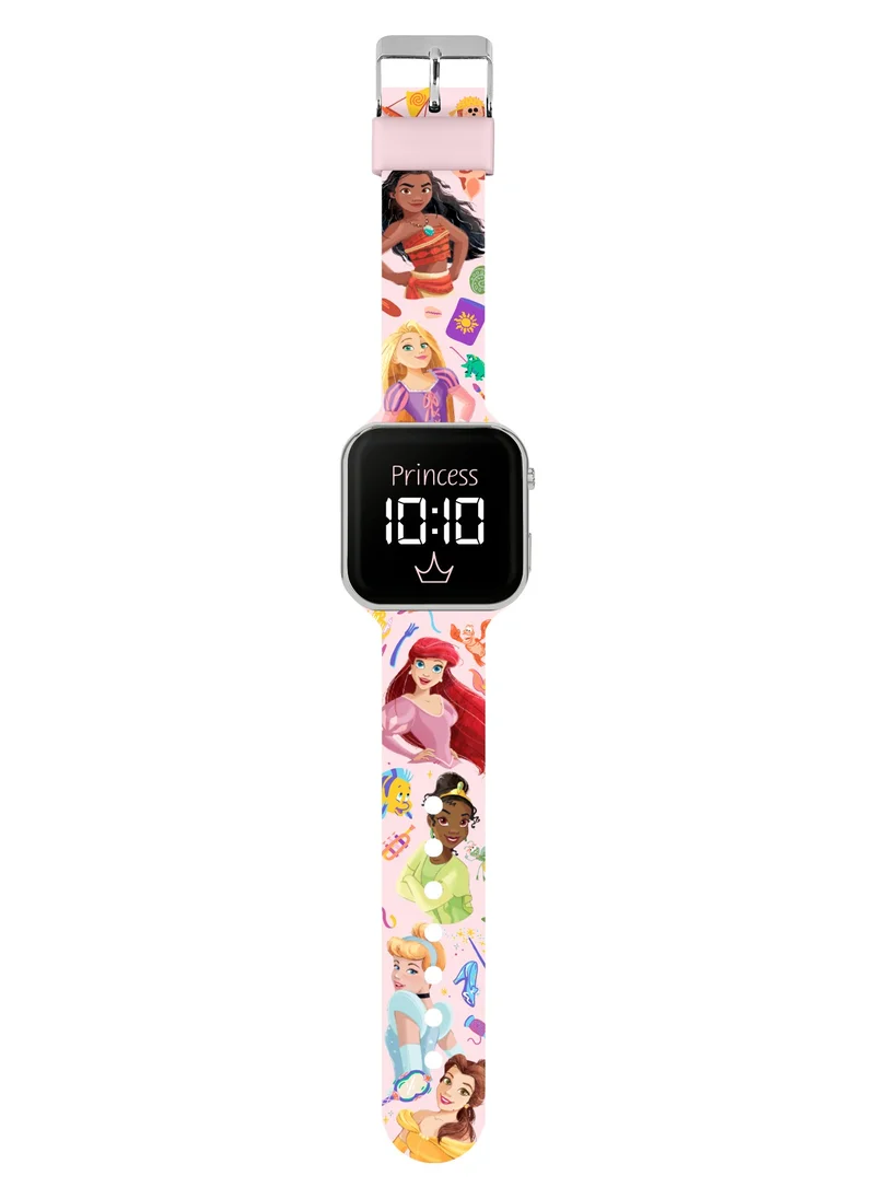 Disney Disney Princess Printed LED Strap Girls Watch - PN4598