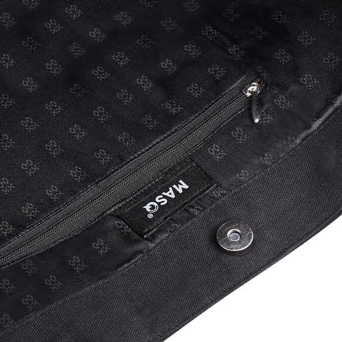 MASQ By Q-One Multipurpose TOTE BAG for Girls and Women, Sturdy, Embroidered,Foldable, Durable, Designed for Being Functional and Trendy with Ample Storage. - Image 5