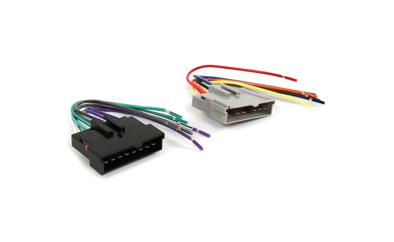 Scosche FD02B Stereo Wiring Harness Compatible with Select Non-Amplified 1985-2004 Ford, Lincoln, Mazda, Mercury and Nissan Vehicles - Car Stereo Harness - Check Vehicle List in Images for Your Model - Image 1