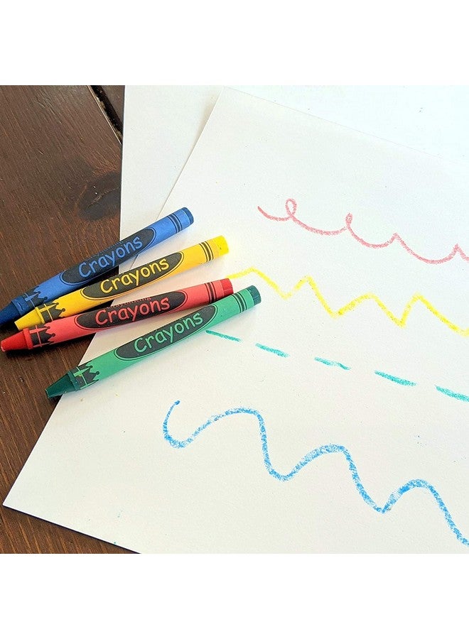 CrayonKing 25 Sets Of 4 Packs In Cello (100 Total Bulk Crayons) Restaurants Party Favors Birthdays School Teachers & Kids Coloring Non Toxic Crayons - Image 4