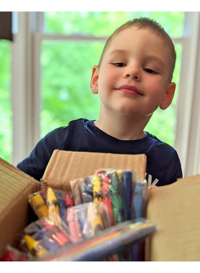 CrayonKing 25 Sets Of 4 Packs In Cello (100 Total Bulk Crayons) Restaurants Party Favors Birthdays School Teachers & Kids Coloring Non Toxic Crayons - Image 5