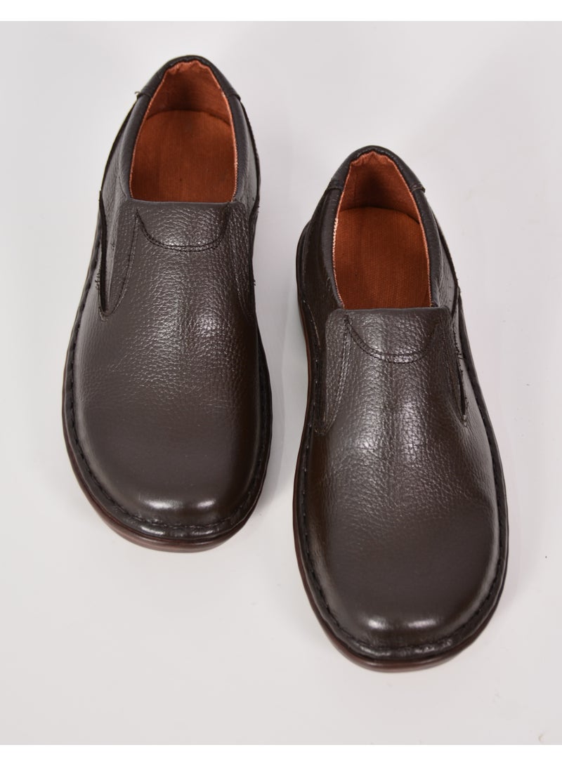 Setr Men’s Genuine Leather Slip-On Shoes – Rounded Toe Comfort Design - Image 3
