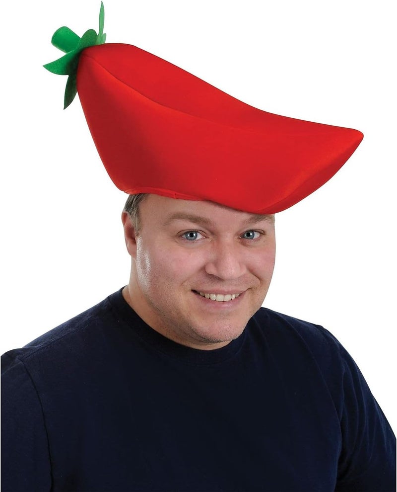Beistle Plush Chili Pepper Hat - Image 1