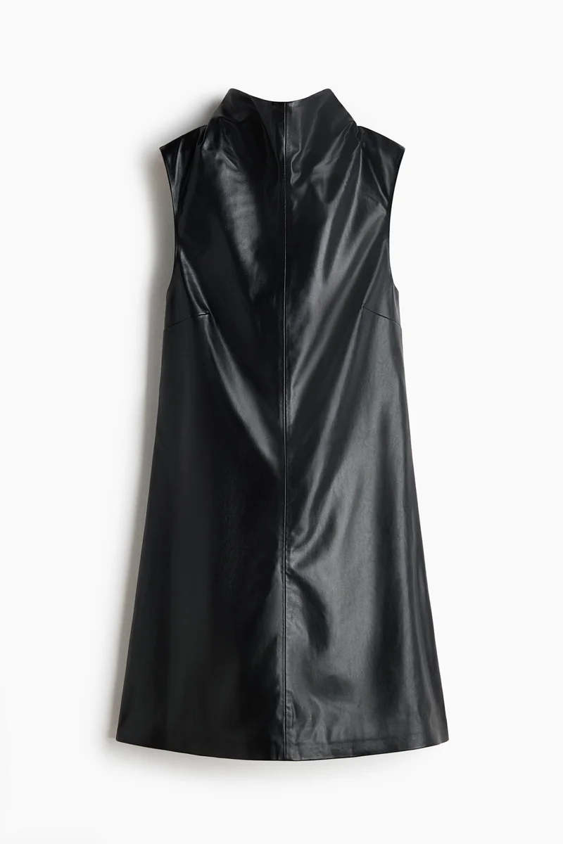 Coated A-line dress