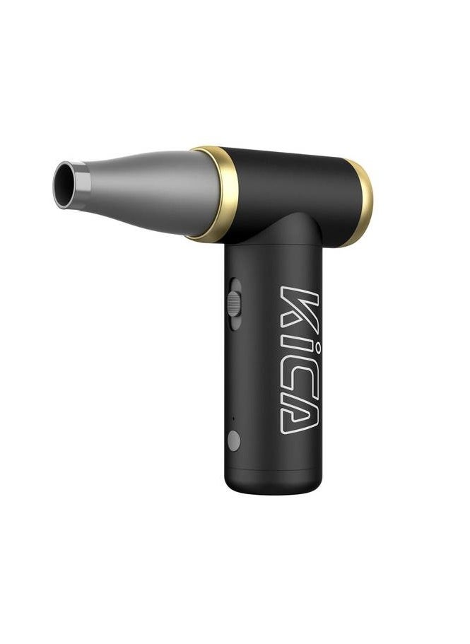KiCA - Jet Fan 2 Vacuum Kit / Adjustable Wind Speed / 101000RPM Brushless Motor / Aviation-Grade Aluminum Shell / Uses for Cleaning / Drying / Inflating & Dusting Hard-to-Reach Areas / Vacuum Accessories Included - Black - Image 1