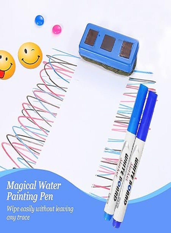 Water Painting Pen, 11 Colors Double Ended, Water Painting Floating Marker Pen, Magical Water Floating Pen, Erasing Whiteboard Marker Pens, Magic Water Painting Pen - Image 5