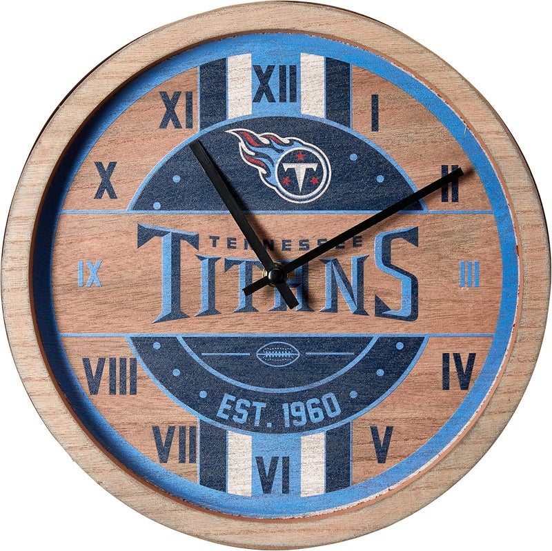 FOCO Pittsburgh Steelers NFL Barrel Wall Clock - Image 2