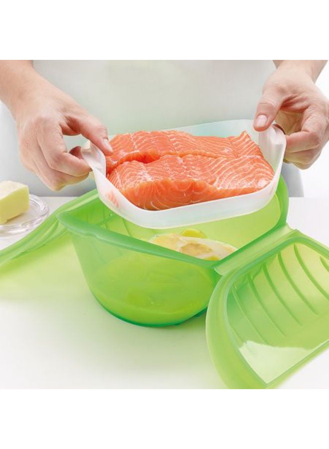 Lekue Multipurpose Tray Deep -Clear - Image 2