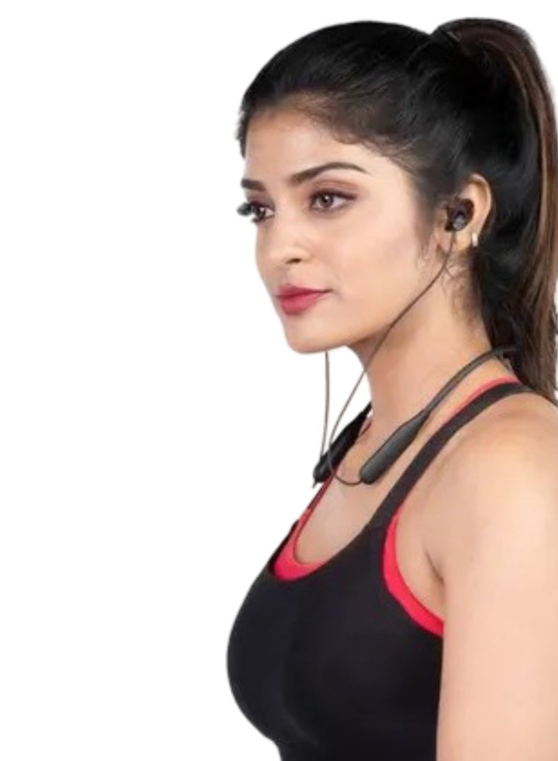 BEEVO Wireless Earphones, Dynamic Neckband Bluetooth v5.0 Magnetic Closure Secure Fit Headphones with Built-In Hi-Res Mic, In-Line Multifunctional Control and Long Playtime - Image 4