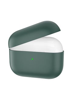 Case Cover Split Silicone Earphone Protective Case For AirPods 3 Pine Needle Green