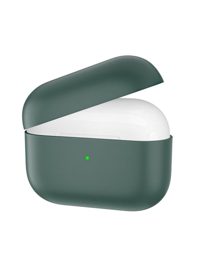 Generic - Case Cover Split Silicone Earphone Protective Case For AirPods 3 Pine Needle Green - Image 1